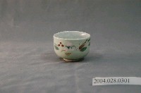 藏品(日式花紋小瓷杯)的圖片