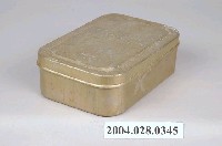 藏品(鋁製明星牌「CAFC1865」字樣長方形便當盒)的圖片