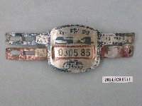 藏品(民國54年臺中市腳踏車車牌)的圖片