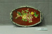 藏品(牡丹花鳥紋茶盤)的圖片