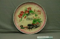 藏品(瓶花盆景紋茶盤)的圖片