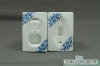 藏品(青花瓷製插座開關蓋板組)的圖片