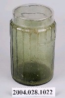 藏品(柳井製深綠色玻璃糖果罐)的圖片