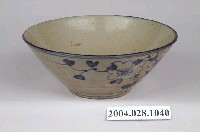 藏品(手繪白瓷青花花卉紋碗)的圖片