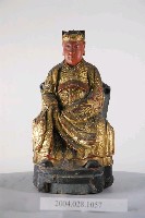 藏品(木製灶君神像)的圖片