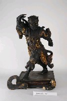 藏品(木雕千里眼神像及斷裂飄帶)的圖片