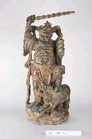藏品(木雕趙公明神像)的圖片