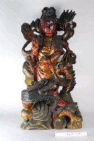 藏品(木雕乘龍觀音神像)的圖片