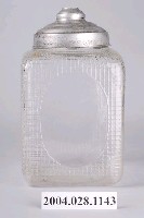 藏品(透明四方桶型玻璃糖果罐)的圖片