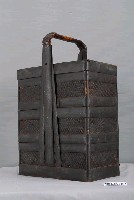 藏品(三層長方竹製提籃)的圖片
