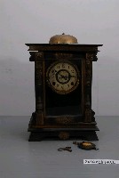 藏品(日本製單鈴木座鐘組)的圖片