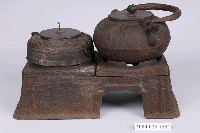 藏品(長火缽用溫酒煮水鑄鐵茶具組)的圖片