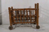 藏品(竹製嬰兒床含活動式小竹椅)的圖片