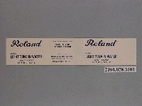 藏品(Roland牌水煮鮪魚罐頭商標)的圖片