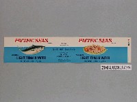 藏品(PACIFIC SEAS牌水煮鮪魚罐頭商標)的圖片