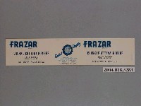 藏品(FRAZAR牌水煮鮪魚罐頭商標)的圖片