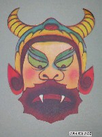 藏品(牛魔王紙面具)的圖片