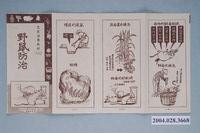 藏品(農業推廣教材野鼠防治宣傳摺頁)的圖片