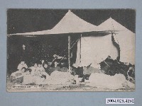 藏品(臺灣日日新報社發行在新竹公會堂橫廣場避難中的臺灣人)的圖片