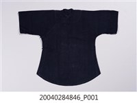 藏品(黑棉質立領女大襟衫)的圖片