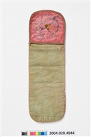 藏品(客家花卉紋方形雙口袋褡褳荷包)的圖片