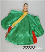 藏品(肉面紅猴布袋戲偶)的圖片