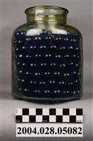 藏品(玻璃罐及彈珠)的圖片