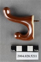 藏品(褐釉陶瓷掛鉤)的圖片