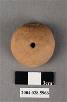 藏品(臺東杉原遺址陶紡輪)的圖片