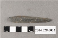 藏品(臺東南八里遺址磨製石鏃)的圖片