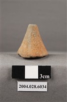 藏品(高雄鳳鼻頭遺址陶紡輪)的圖片