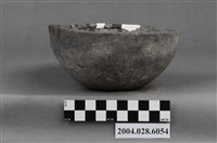 藏品(臺南烏山頭遺址黑陶碗)的圖片