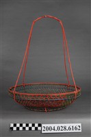 藏品(塑膠包覆鐵線編織提籃)的圖片