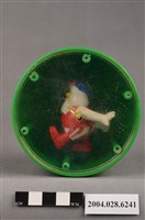 藏品(肯德基Chicky綠色滾輪玩具)的圖片