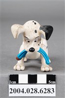 藏品(麥當勞101忠狗咬藍色毛巾玩具)的圖片