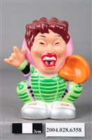 藏品(開喜婆婆捕手造型存錢筒)的圖片
