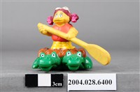 藏品(麥當勞大鳥姐姐鱷魚船玩具)的圖片