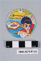 藏品(海底小遊俠與海豚小白尪仔標)的圖片