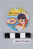 藏品(海底小遊俠與海豚小白尪仔標)的圖片