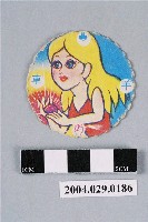 藏品(海底小遊俠之人魚妞妞尪仔標)的圖片