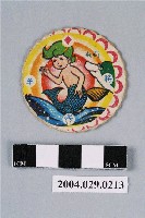 藏品(海王子之莉莉與海豚菲兒尪仔標)的圖片