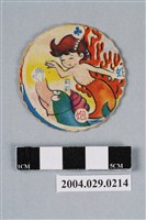 藏品(海王子之莉莉與海豚菲兒尪仔標)的圖片