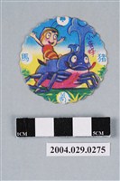 藏品(小蜜蜂之小蜜蜂與獨角仙尪仔標)的圖片