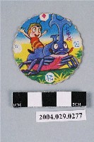 藏品(小蜜蜂之小蜜蜂與獨角仙尪仔標)的圖片