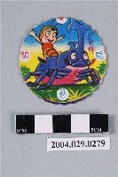 藏品(小蜜蜂之小蜜蜂與獨角仙尪仔標)的圖片