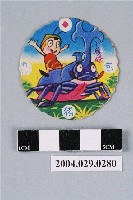 藏品(小蜜蜂之小蜜蜂與獨角仙尪仔標)的圖片