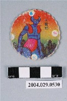 藏品(無敵鐵金剛木蘭號尪仔標)的圖片