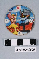 藏品(無敵鐵金剛尪仔標)的圖片