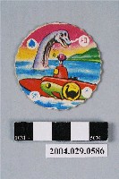 藏品(恐龍救生隊之恐龍與汽艇尪仔標)的圖片