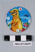 藏品(恐龍救生隊之蓓蓓與指揮塔翁仔標)的圖片